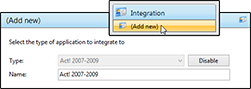 Add new integration