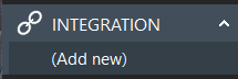Add new integration