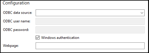EGroupware integration configuration screen